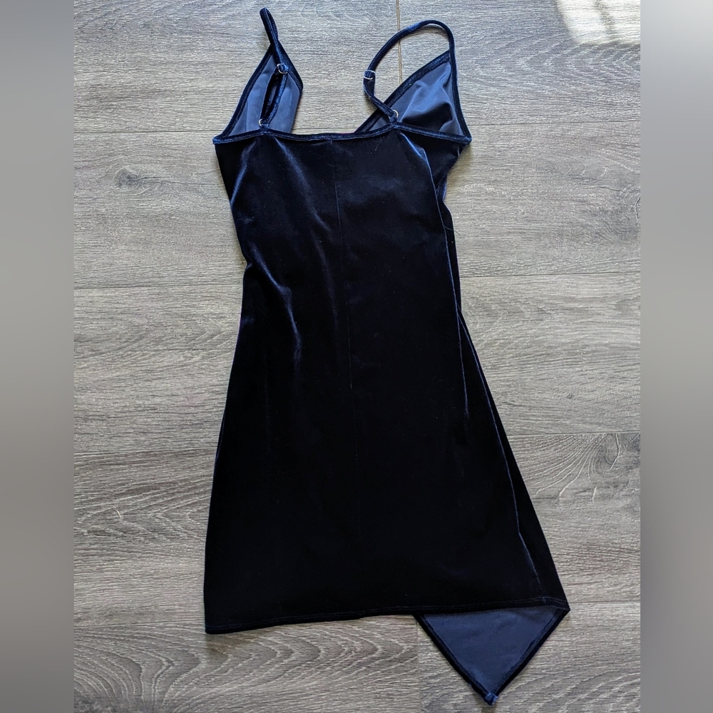 Forever 21 Blue Asymmetrical Cut Out Dress - Picture 4 of 4